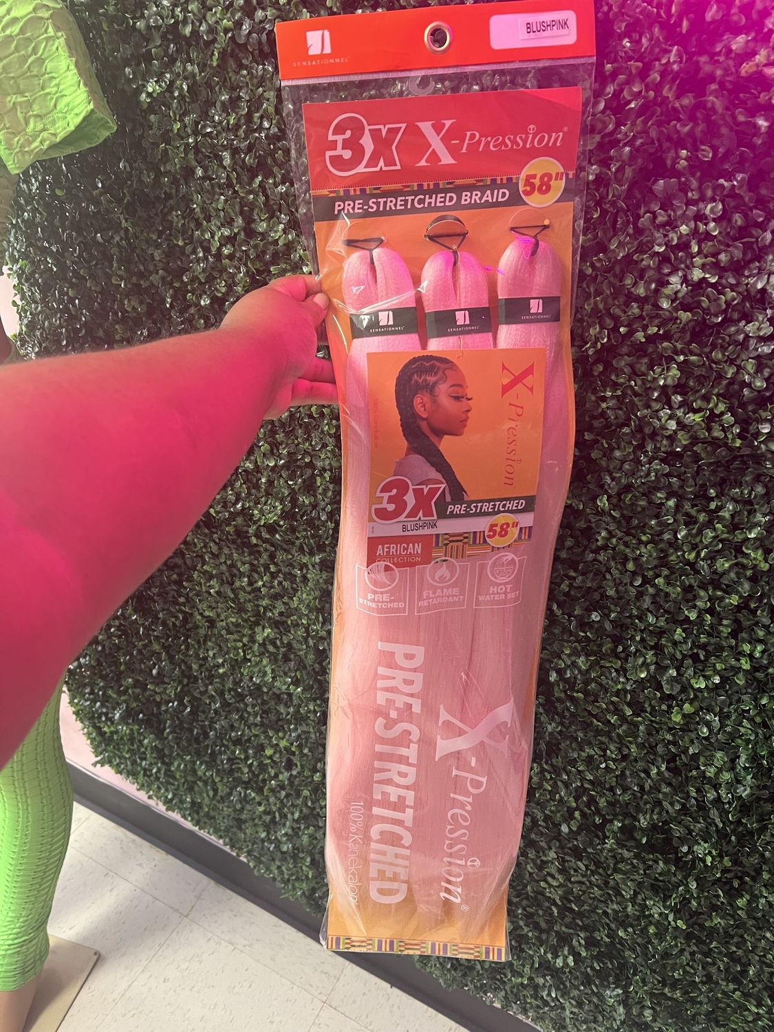 3X XPRESSION 58&quot; BLUSH PINK