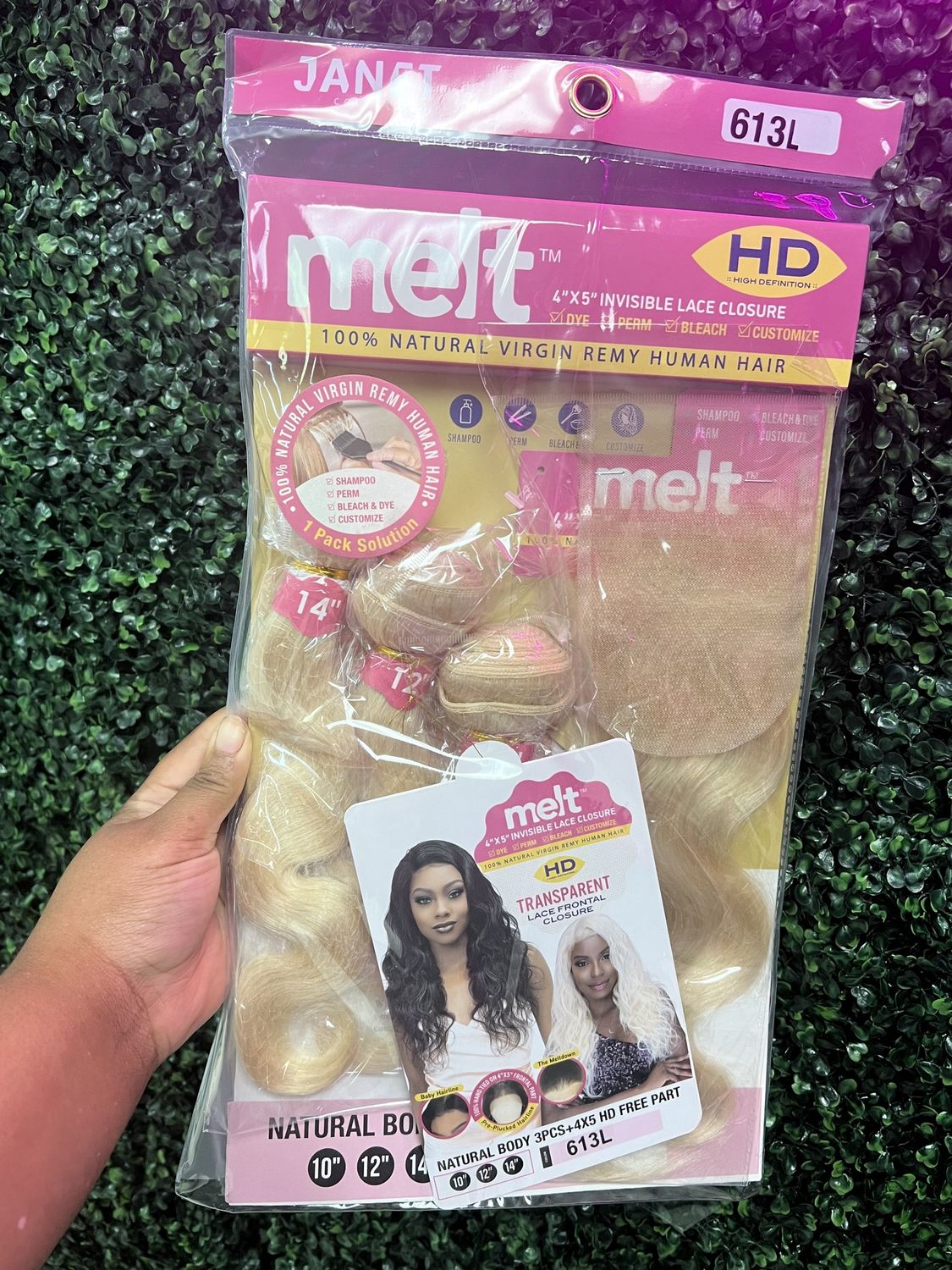 MELT NATURAL BODY WAVE 10/12/14&quot; 613L
