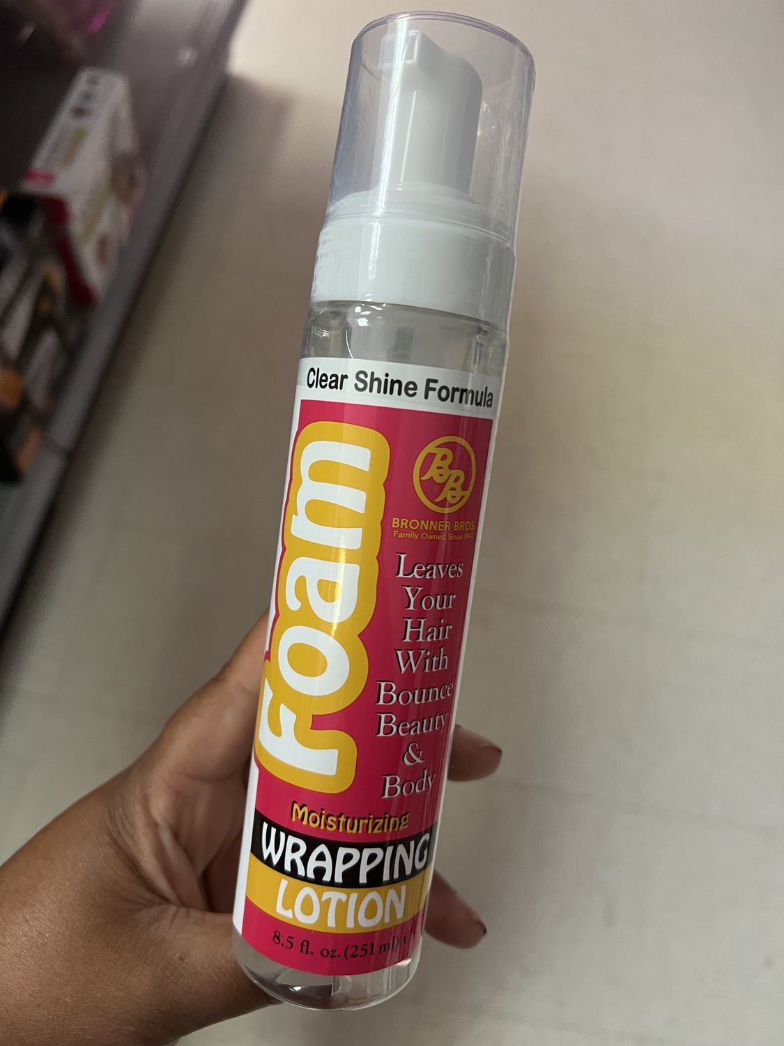 B&amp;B FOAM WRAP LOTION