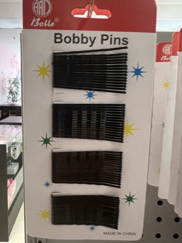 BLACK BOBBY PINS