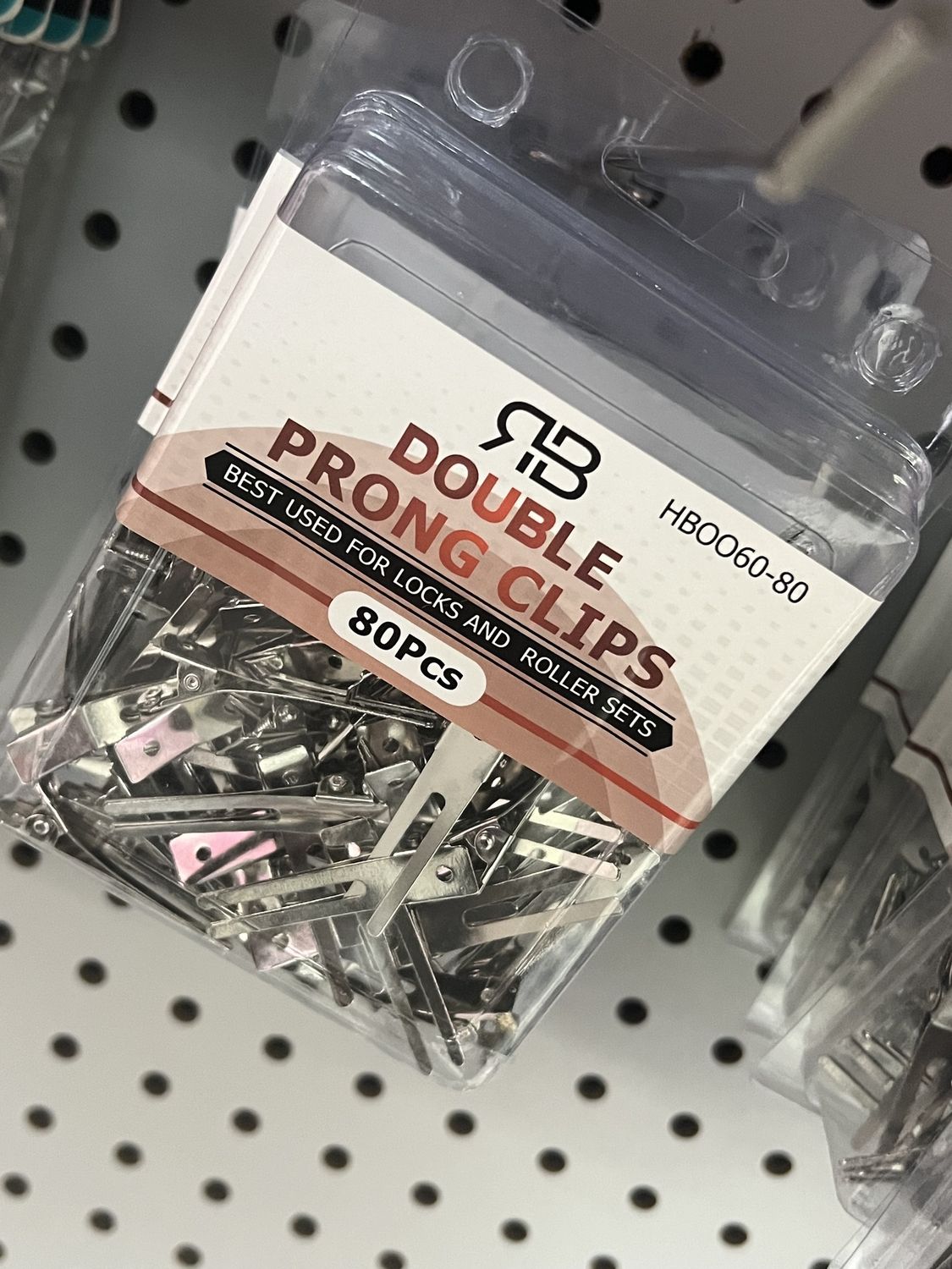 DOUBLE PRONG CLIPS 80PCS