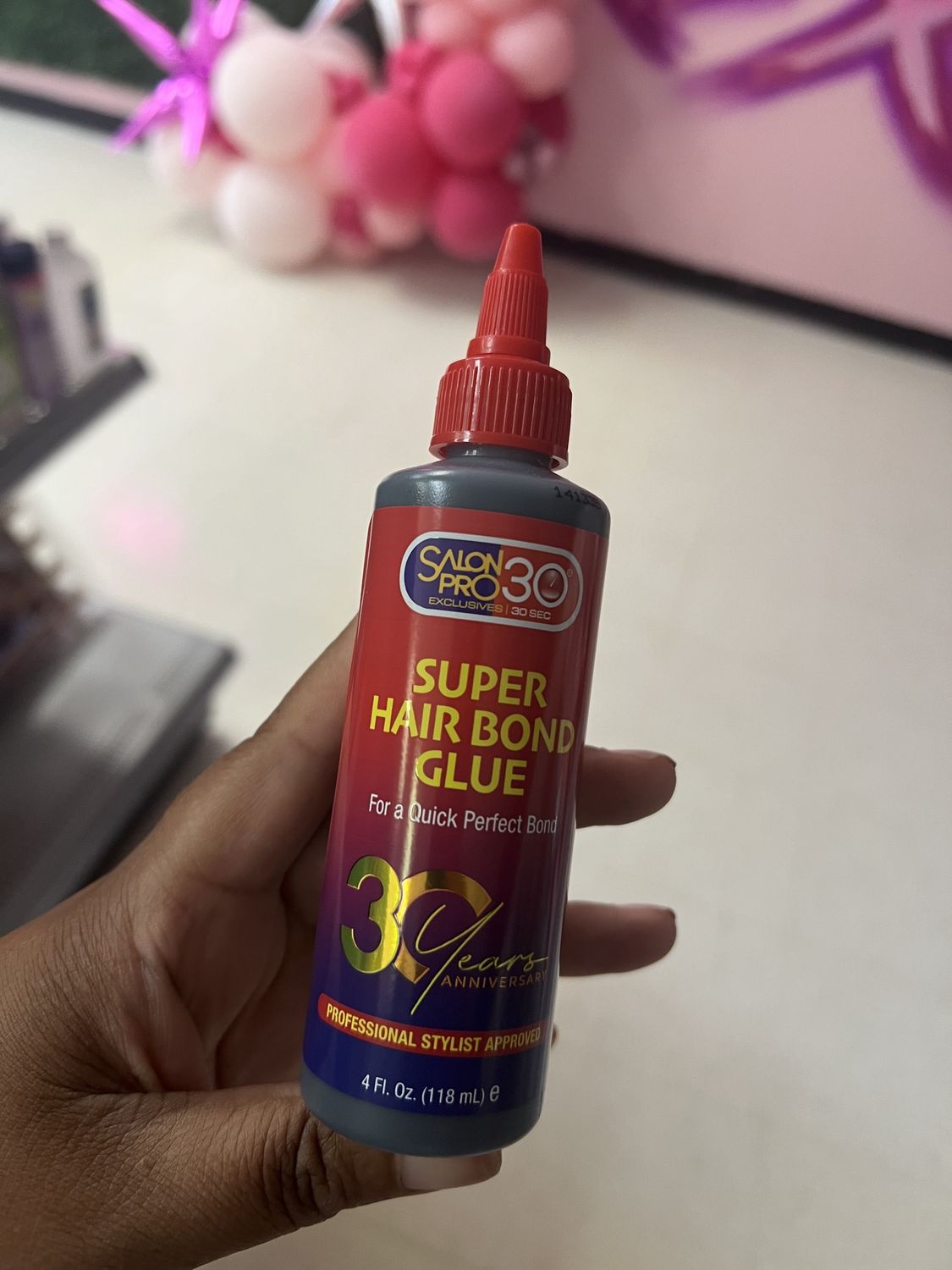 SALON PRO 30 SECOND GLUE [SUPER HAIR BOND] 4OZ