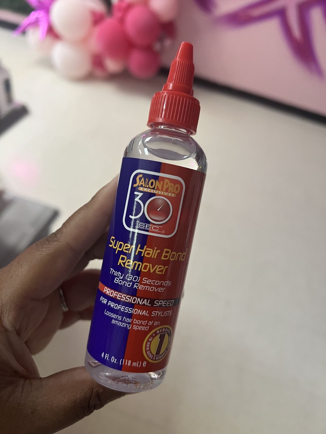 SALON PRO 30 SECOND REMOVER OIL [SUPER HAIR BOND] 4OZ