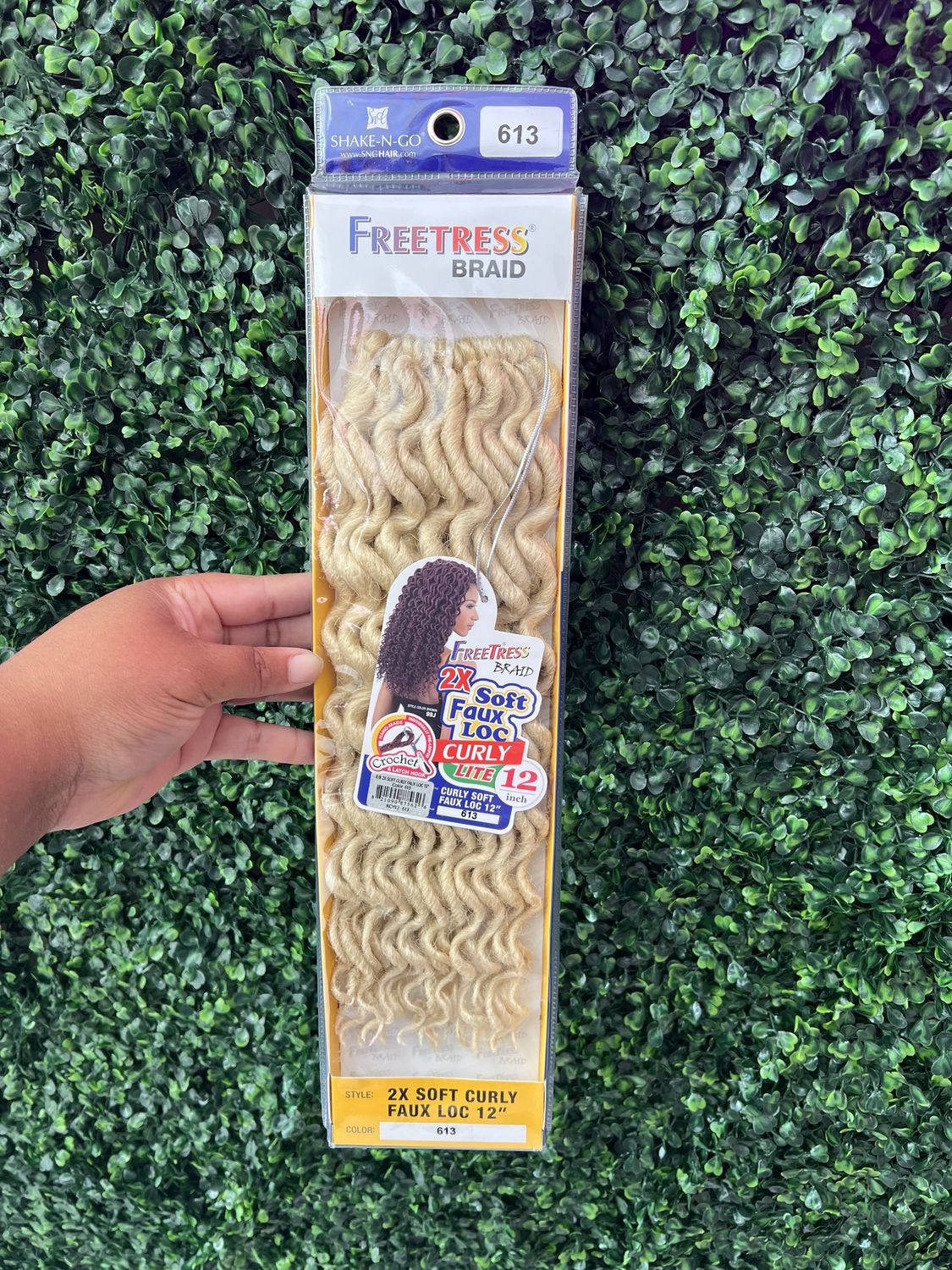 2X SOFT CURLY FAUX LOC 12&quot; 613