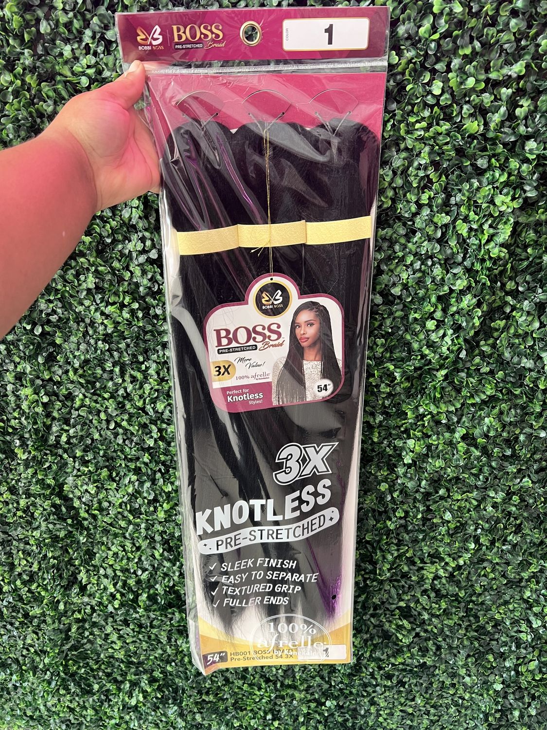 BOSS BRAID PRE-STRETCH 54&quot;
