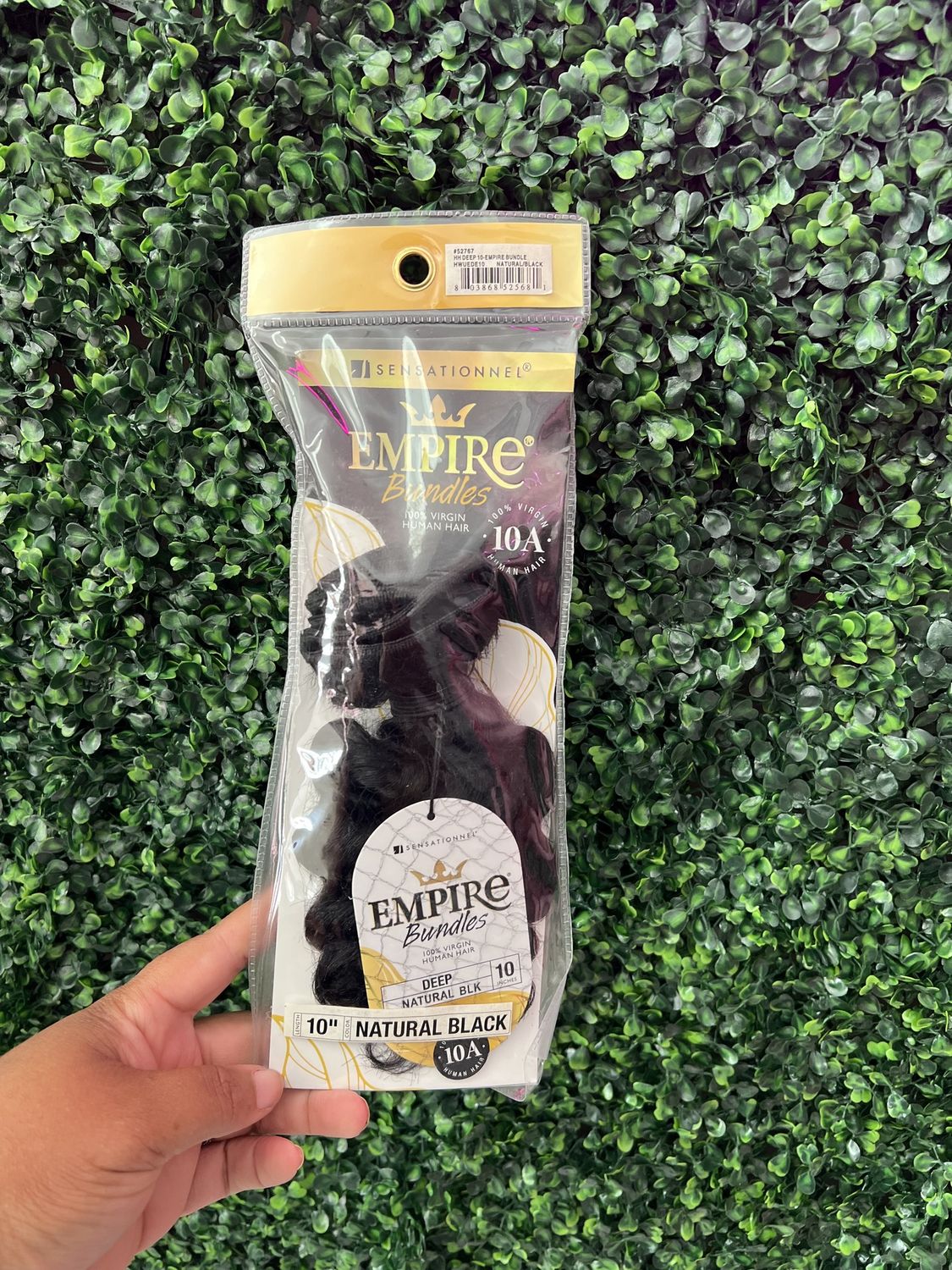 EMPIRE BUNDLES NATURAL BLACK 10&quot;