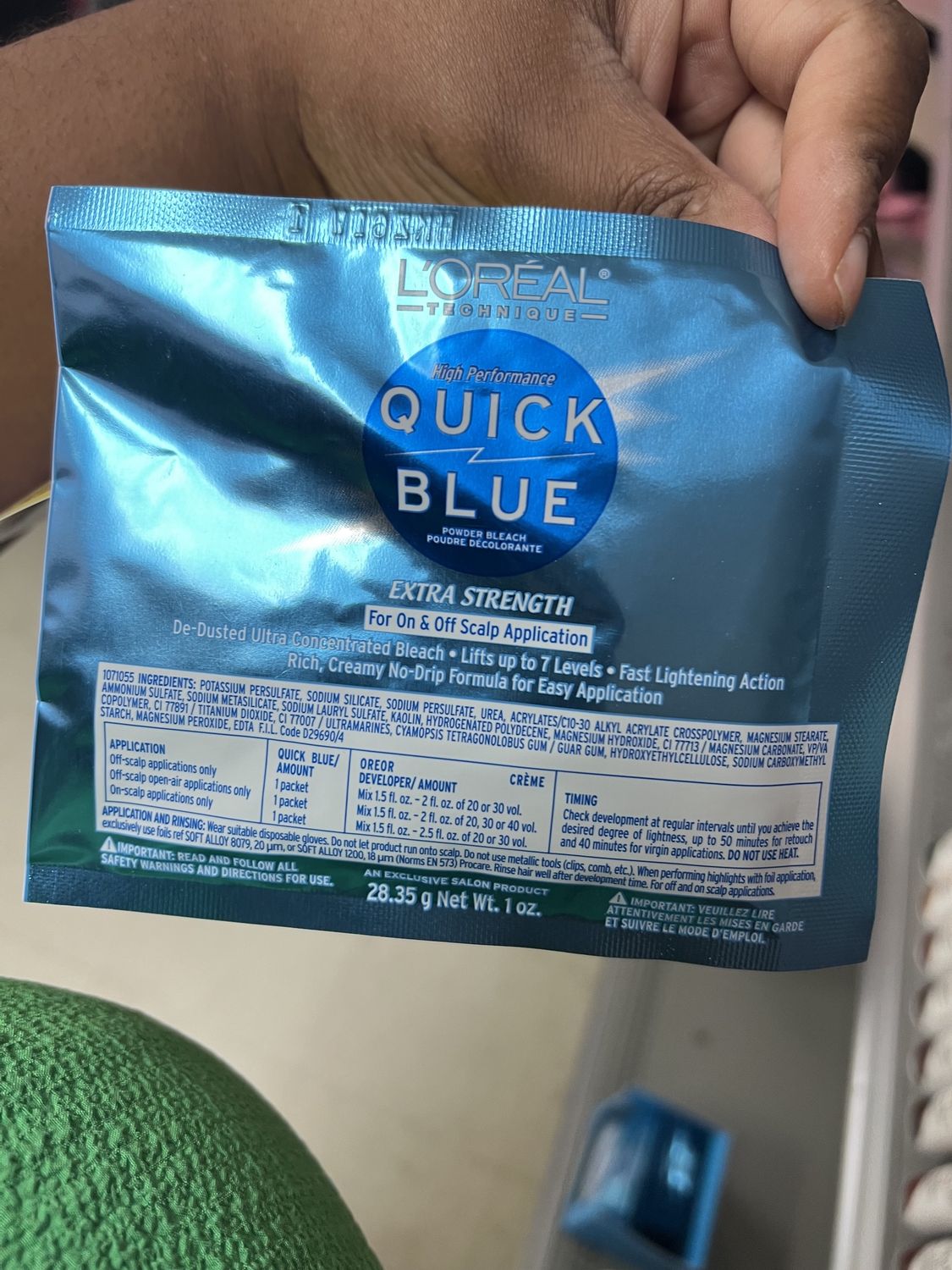 LOREAL QUICK BLUE [EXTRA STRENGTH]1