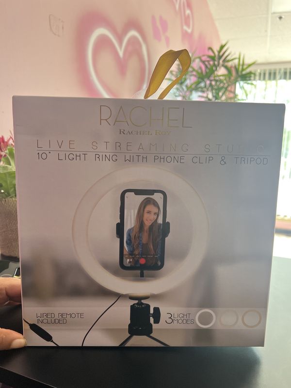 10&quot; LIGHT RING W/PHONE CLIP &amp; TRIPOD