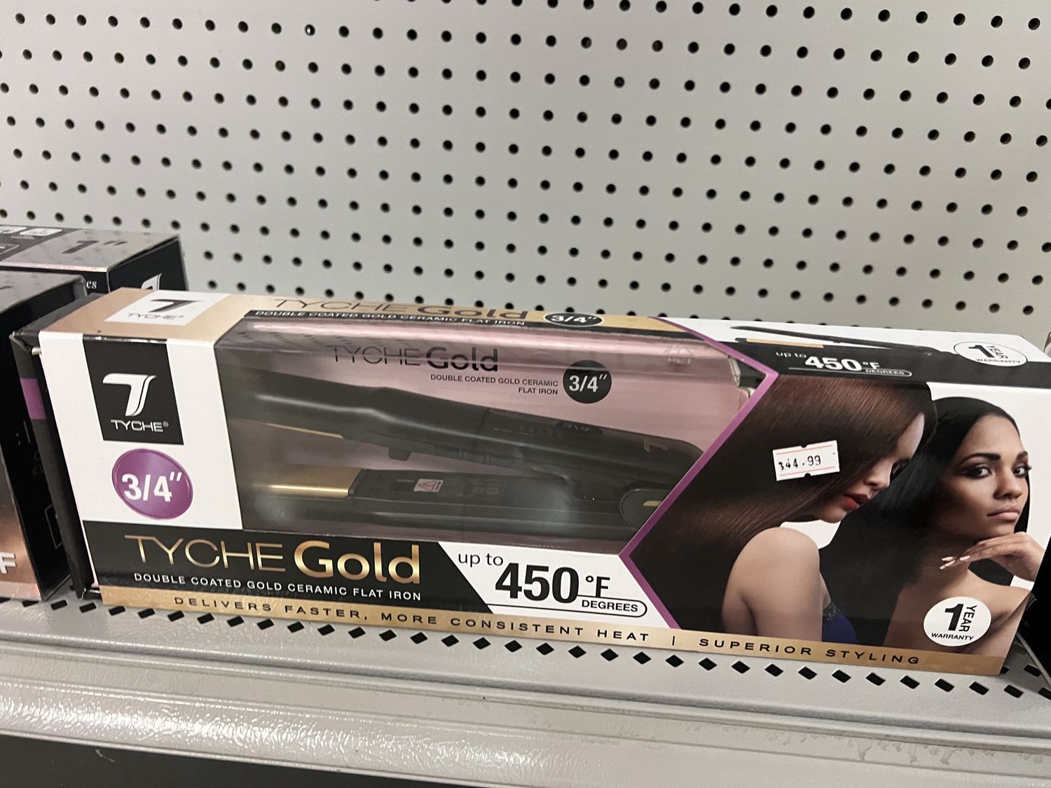 TYCHE GOLD 3/4&quot; FLAT IRON