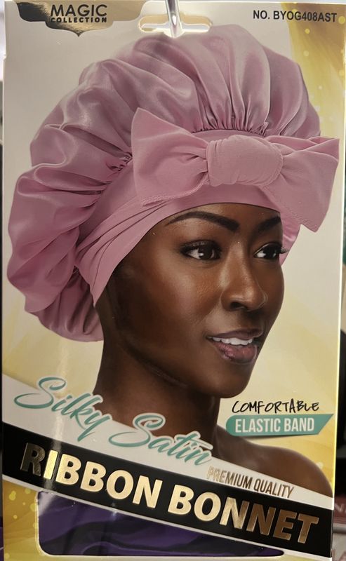 SILKY SATIN RIBBON BONNET