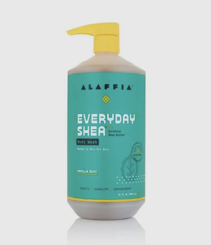 Alaffia Everyday Shea Body Wash [Vanilla Mint] 32oz