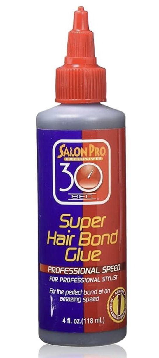 SALON PRO 30 SECOND GLUE [SUPER HAIR BOND] 4OZ
