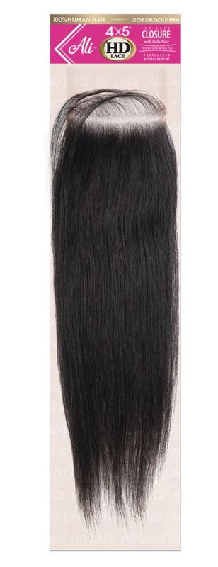 ALI LACE CLOSURE 4X5 STRAIGHT 12"