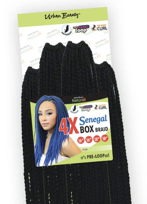 4X SENEGAL BOX BRAID
