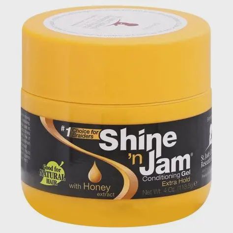 Ampro Shine 'n Jam Magic Fingers Pro Braid Gel [Honey Extract]