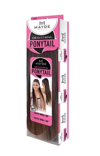 MAYDE DRAWSTRING PONYTAIL GLITZ DOLL 30"