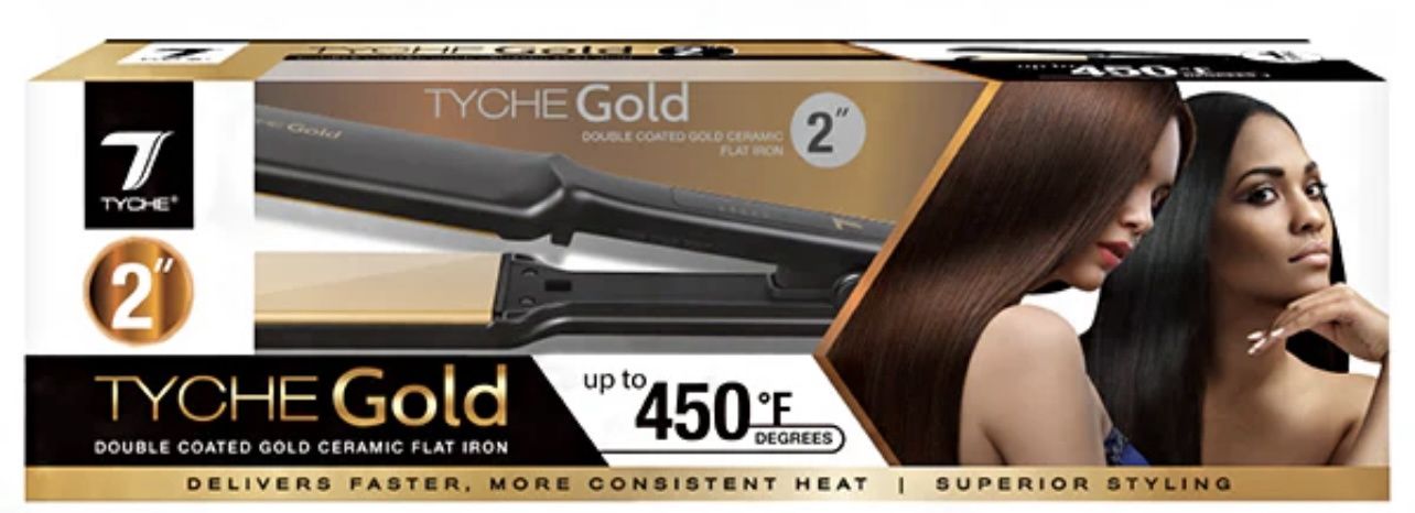 TYCHE GOLD 2" FLAT IRON