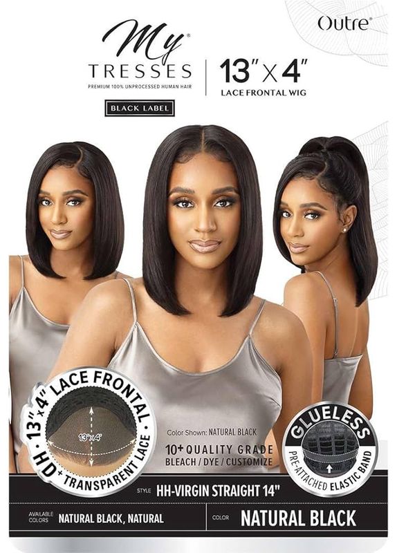 MYTRESSES 13X4 14" LACE FRONT WIG-STRAIGHT