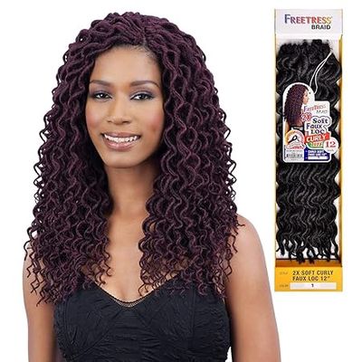 SNG F/B 2X SOFT CURLY FAUX LOC 12" 1