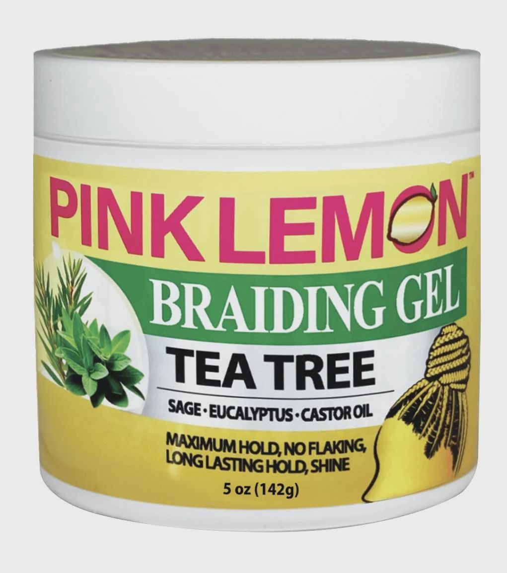 PINK LEMON BRAIDING GEL [TEA TREE]