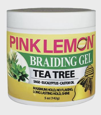 PINK LEMON BRAIDING GEL [TEA TREE]
