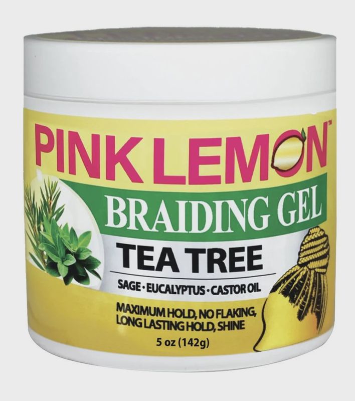 PINK LEMON BRAIDING GEL [TEA TREE]