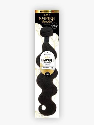 EMPIRE BUNDLES BODY WAVE [NATURAL BLACK] 10"
