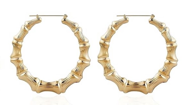 90&#39;S HOOP EARRINGS [CIRCLE]