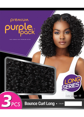 PURPLE PACK 3PCS BOUNCE CURL LONG