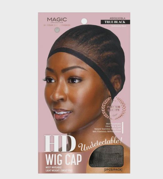 HD WIG CAP [TRUE BLACK]