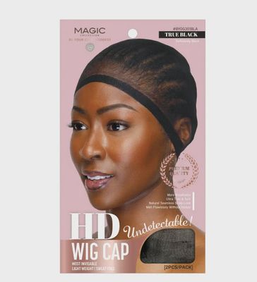 HD WIG CAP [TRUE BLACK]
