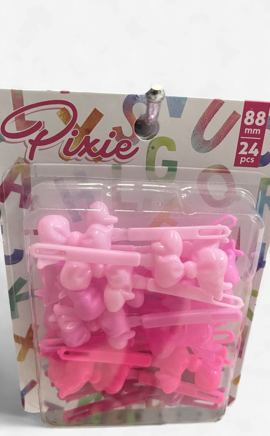 Pixie Hair Barrettes All Pink Mix