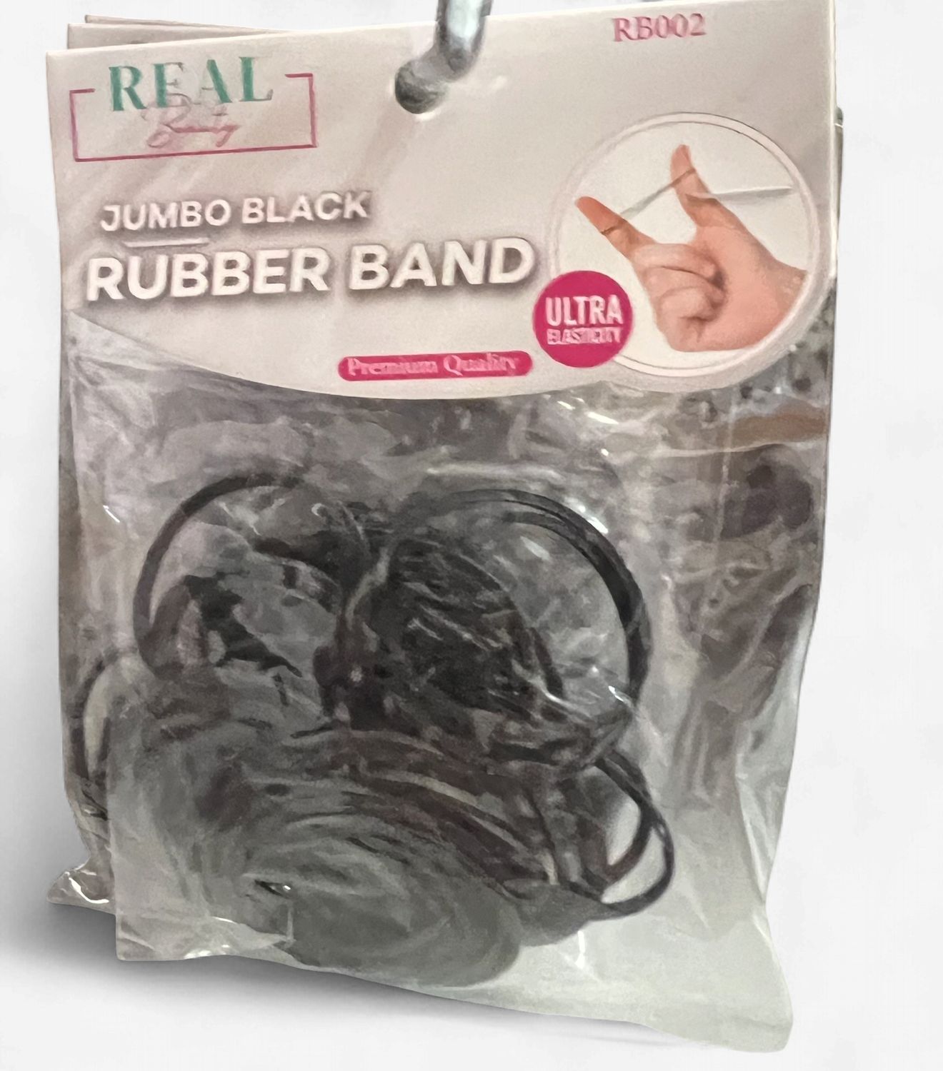 Jumbo Black Rubberbands