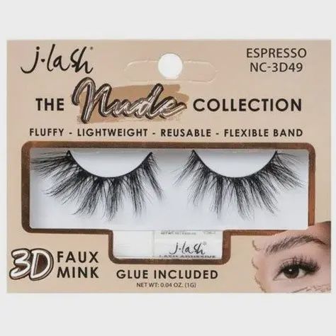 J-Lash Nude Collection Lashes, Name: ESPRESSO