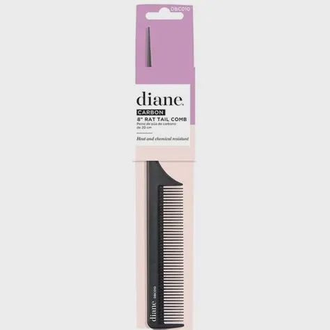 Diane 8.75in Thick Rat Tail Comb