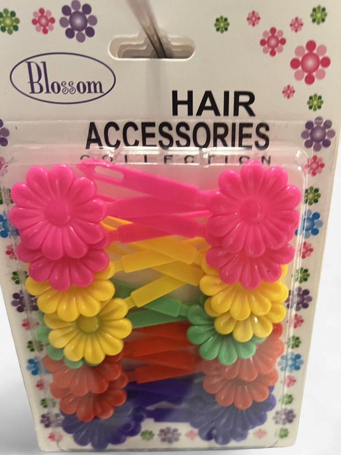 Blossom Hair Barrettes Assorted Colors