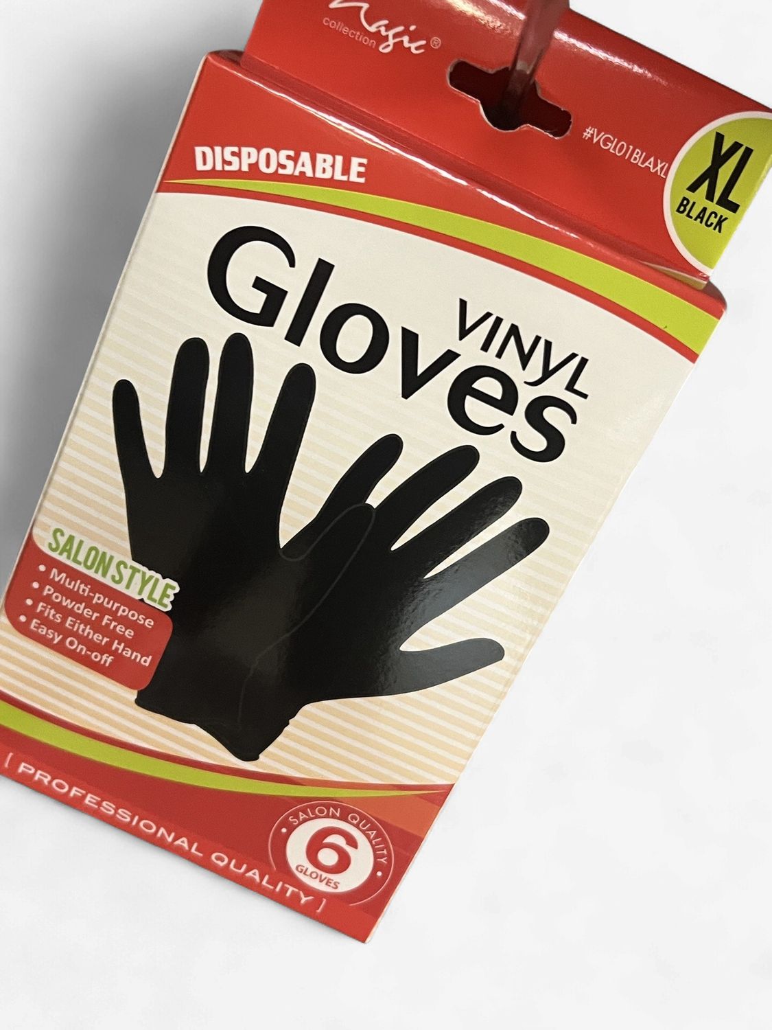 Magic Vinyl Gloves XL [Black]