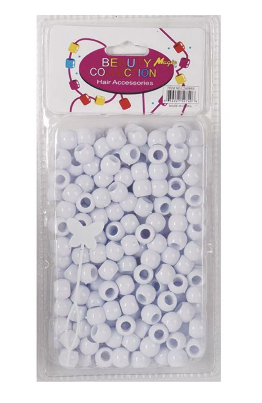 Beauty Collection Hair Beads [White]