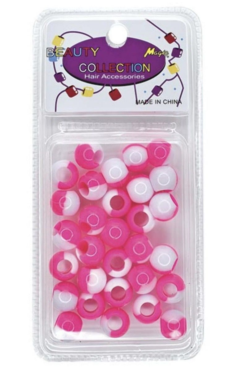Beauty Collection Hair Beads [Marble Pink]