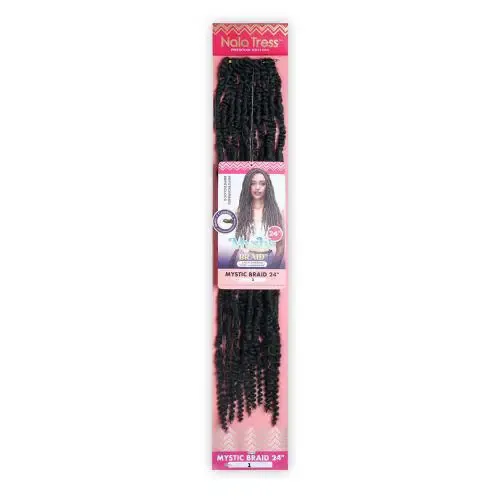 Nala Tress Mystic Braid 24" [1B]
