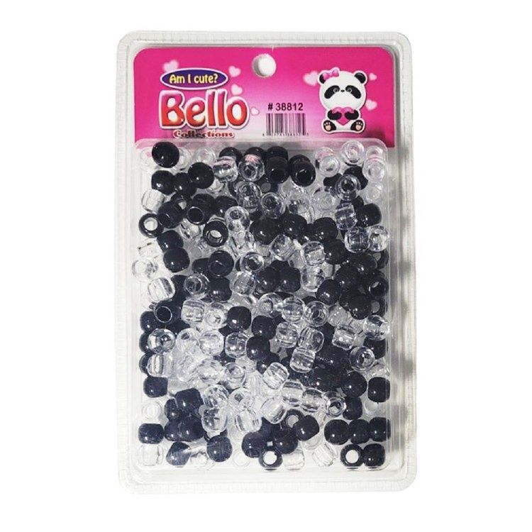 Bello Hair Beads [Black &amp; White Mix]