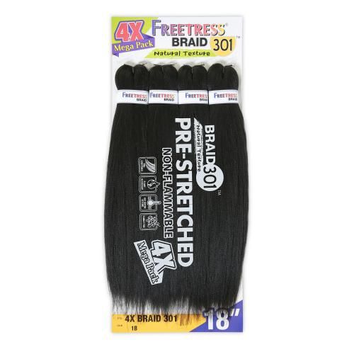 Freetress Natural Texture Braids Pre-Stretched 4X Braid 301