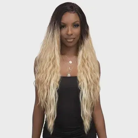 Janet Collection Melt Transparent Swiss Lace HD Natural 13X6 Frontal Wig [Bailey]