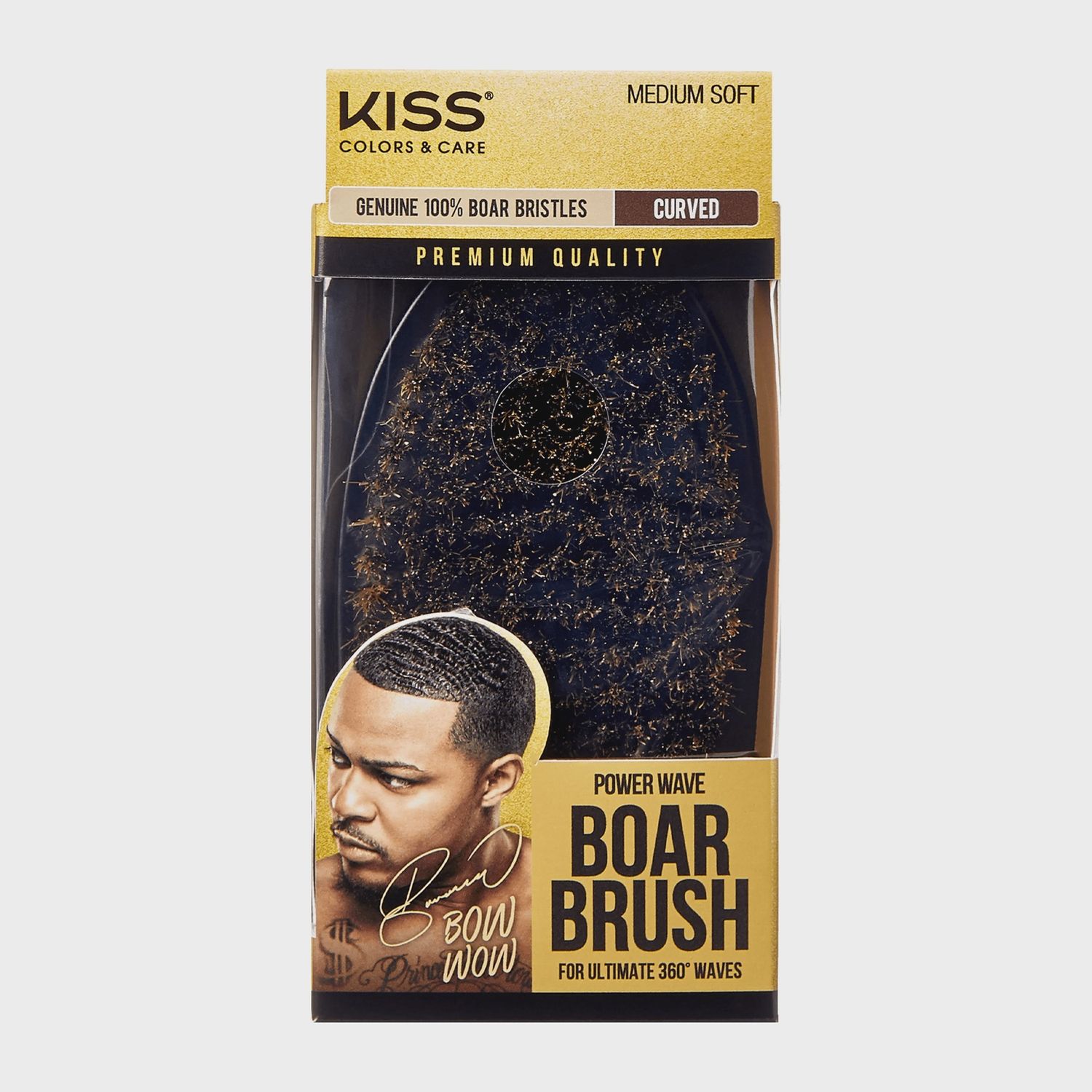 Kiss Power Wave Boar Brush Medium Soft