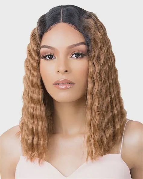It's A Wig HD Lace front Wig [Crimped Hair 1]