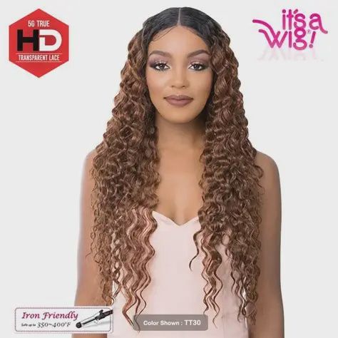 It's A Wig HD Lace front Wig [Crimped Hair 5]