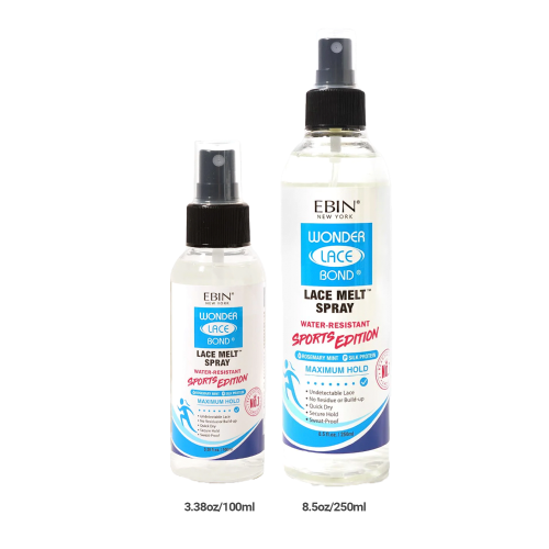 Ebin New York Sports Edition Wonder Lace Bond Lace Melt Spray, Size: 3.38oz/100ml