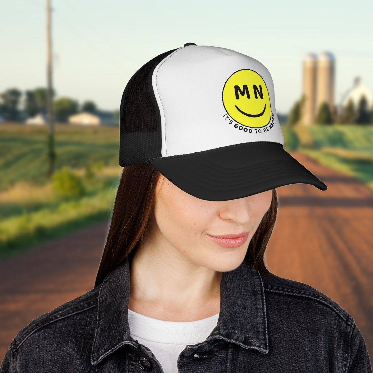 Minnesota Happy Trucker Hat