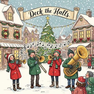 Omslag Deck the Halls