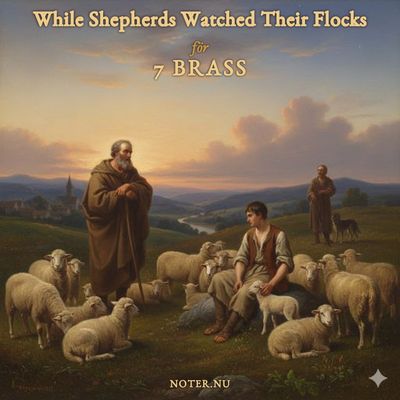 Omslag While Shepherds Watching their Flocks